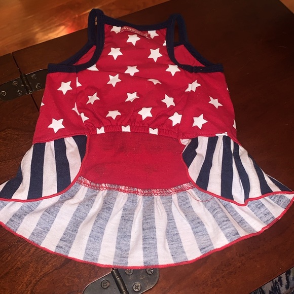 “All American Cutie” little girl fur baby dress - Picture 2 of 3
